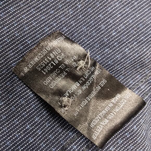 London Fog Slim Fit Shirt Size Small Long Sleeve Blue - Picture 8 of 8